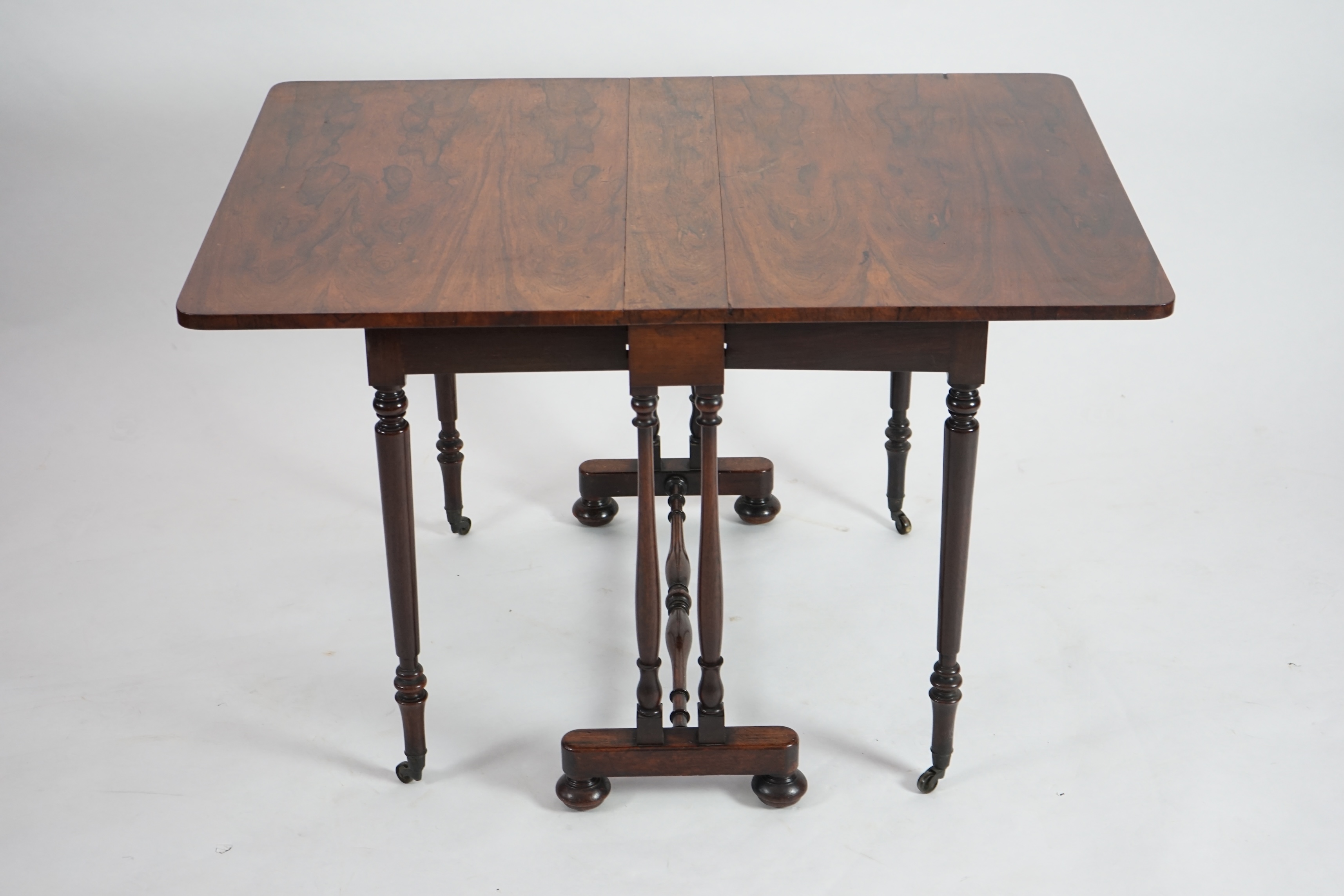 An early Victorian rosewood Sutherland table